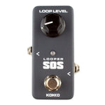 KOKKO FLP2 Mini Pédale d'Effet Monobloc Looper Guitare SOS Enregistrement en Boucle, FLP2