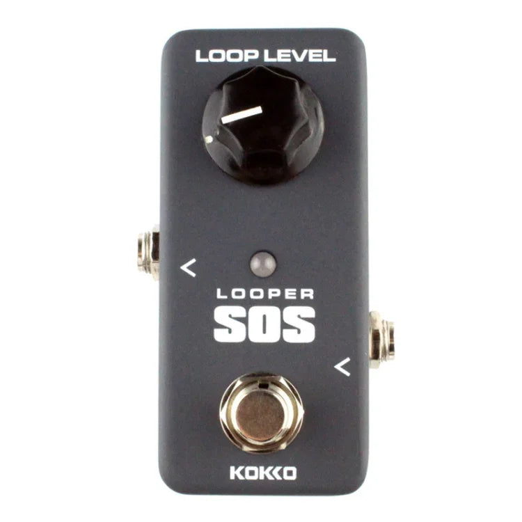 KOKKO FLP2 Mini Pédale d'Effet Monobloc Looper Guitare SOS Enregistrement en Boucle, FLP2