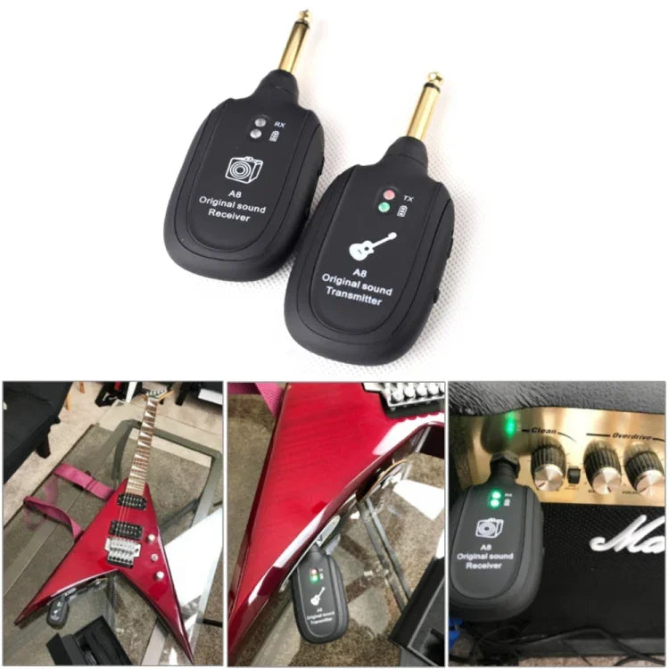 Système de transmission sans fil pour micro de guitare électrique, micro de guitare sans fil