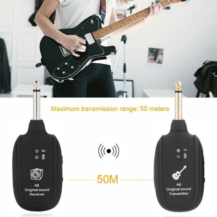 Système de transmission sans fil pour micro de guitare électrique, micro de guitare sans fil