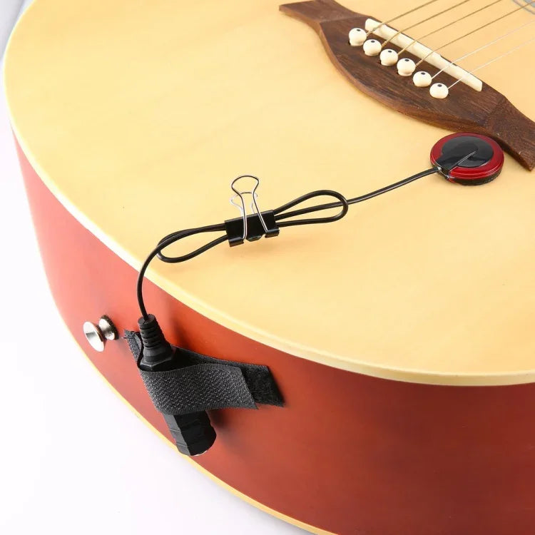 Capteur de son multifonctionnel adhésif pour guitare en bois, Capteur de son multifonctionnel adhésif