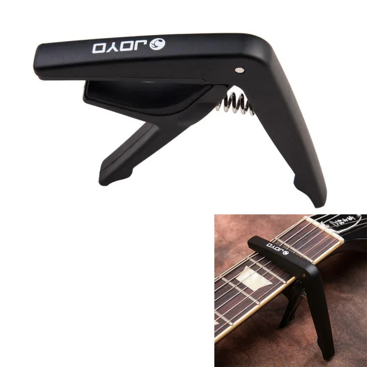 JOYO JCP-01 Capodastre pour guitare, en plastique et acier, léger, pour ukulélé, JCP-01