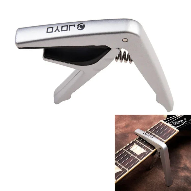 JOYO JCP-01 Capodastre pour guitare, en plastique et acier, léger, pour ukulélé, JCP-01