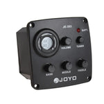 JOYO JE-303 Micro de guitare avec préampli, égaliseur 3 bandes, accordeur et fonction d'accordage, JE-303