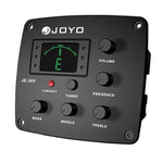 JOYO JE-305 Micro de guitare avec préampli, égaliseur 4 bandes, accordeur et fonction d'accordage, JE-305