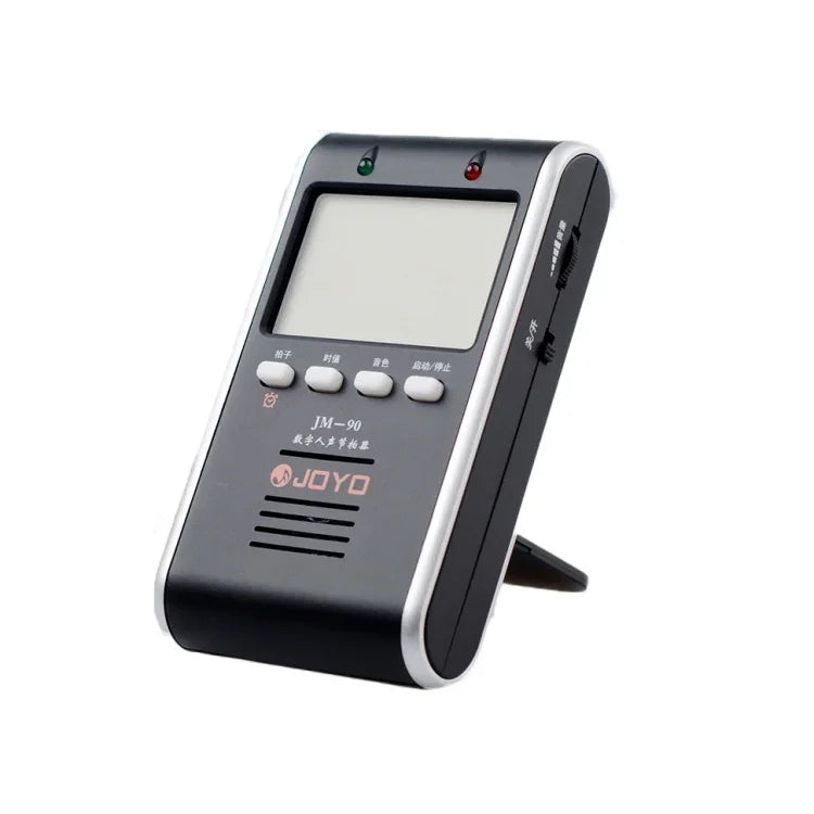 Métronome électronique numérique portable rechargeable JOYO JM-90 à pince avec indicateur LED et générateur de tonalité pour guitare, violon et ukulélé, JM-90 (noir), JM-90 (blanc)