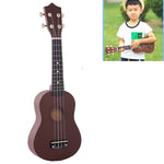 HM100 Ukulélé en tilleul de 21 pouces, instrument d'éveil musical pour enfants