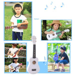 HM100 Ukulélé en tilleul de 21 pouces, instrument d'éveil musical pour enfants