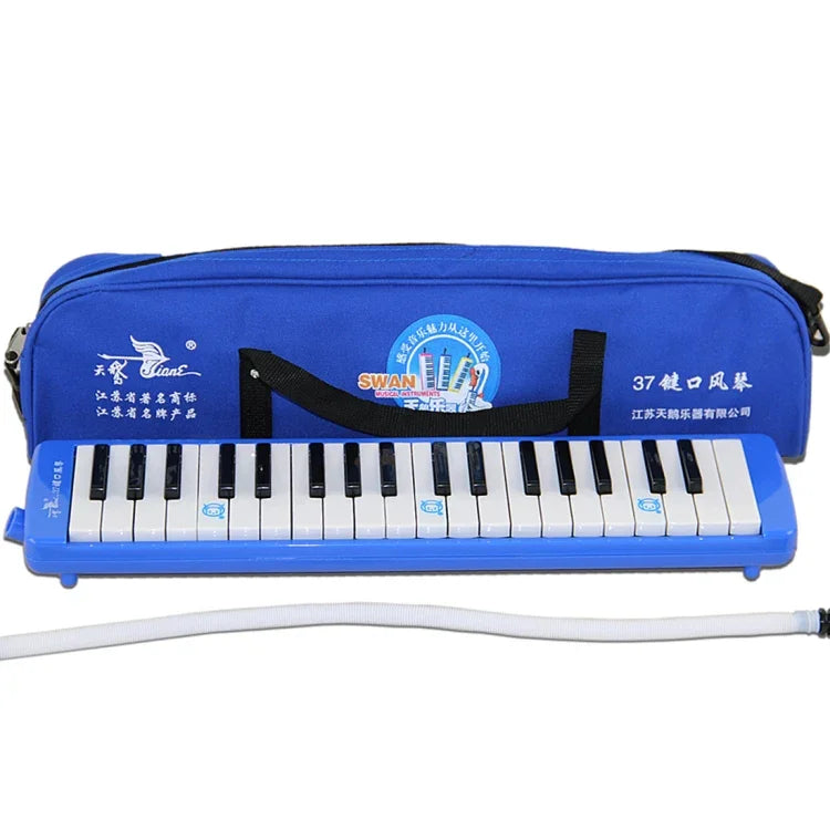 Accordéon mélodica Swan SW37J à 37 touches, piano oral, instrument de musique pour enfant, étudiant et débutant ; harmonica polyphonique SW37J à 37 touches