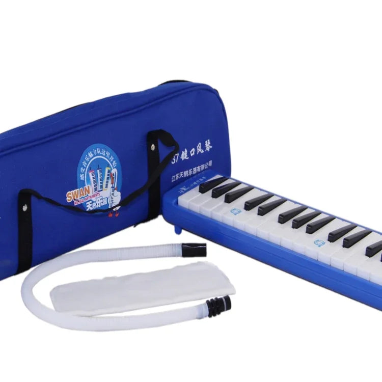 Accordéon mélodica Swan SW37J à 37 touches, piano oral, instrument de musique pour enfant, étudiant et débutant ; harmonica polyphonique SW37J à 37 touches