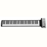 Piano électronique portable à clavier souple enroulable 61 touches avec haut-parleurs, 61 touches