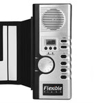 Piano électronique portable à clavier souple enroulable 61 touches avec haut-parleurs, 61 touches