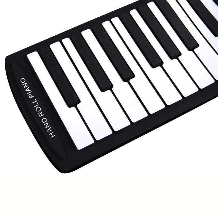 Piano électronique portable à clavier souple enroulable 61 touches avec haut-parleurs, 61 touches