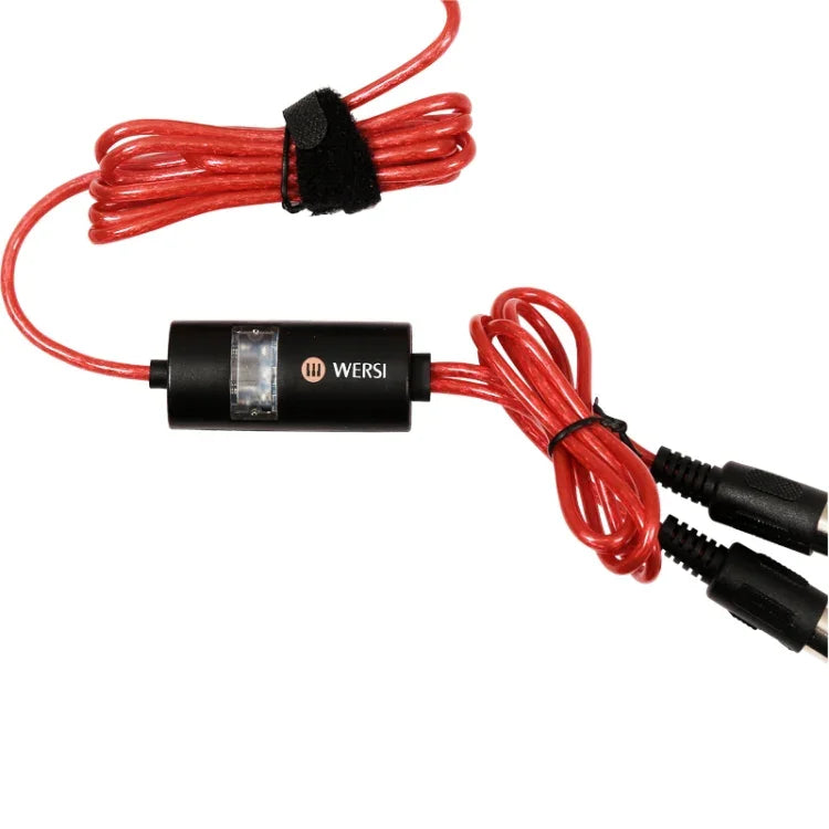 Câble MIDI USB WERSI UM-18, câble MidiPort MIDI pour piano électrique, batterie électronique et édition musicale, longueur : 2 m