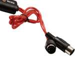 Câble MIDI USB WERSI UM-18, câble MidiPort MIDI pour piano électrique, batterie électronique et édition musicale, longueur : 2 m
