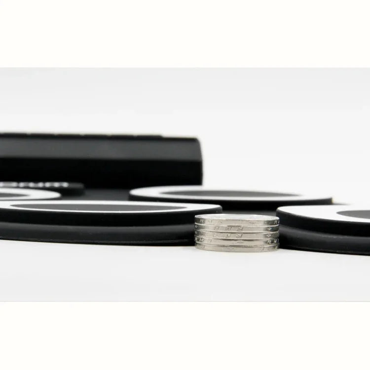 Tambour électronique USB portable en silicone, tambour électronique USB (noir), tambour électronique (vert)
