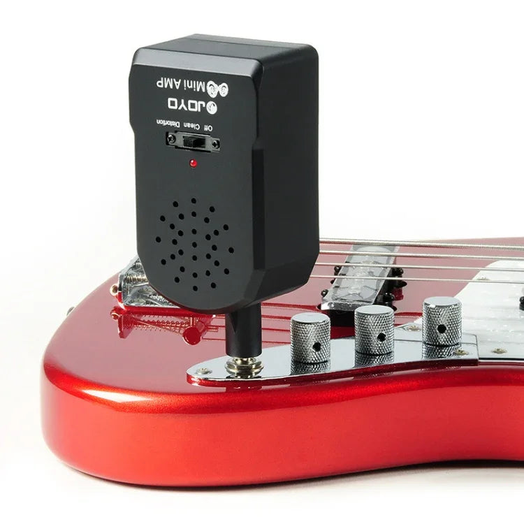 JOYO JA-01 2W Large Volume Guitar Amplifier Mini Portable Electric Guitar Bass Speakers with Distortion Timbre, Support MP3 / Earphone, JA-01