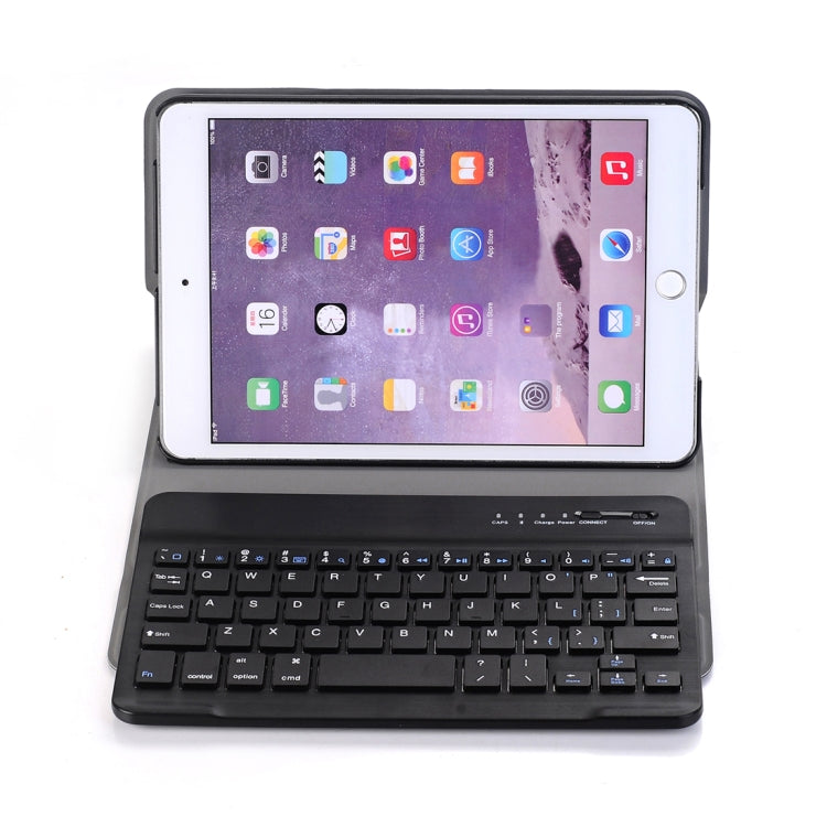 A03 pour iPad mini 3 / 2 / 1 Universel Ultra-mince ABS Étui pour tablette à rabat horizontal + clavier Bluetooth