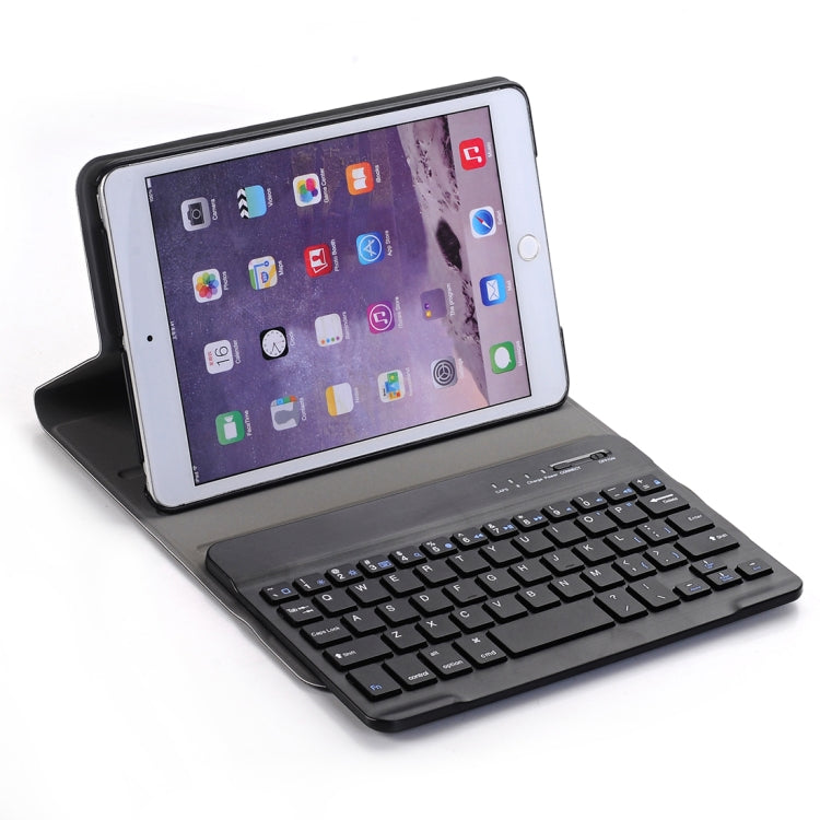 A03 pour iPad mini 3 / 2 / 1 Universel Ultra-mince ABS Étui pour tablette à rabat horizontal + clavier Bluetooth