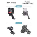 Support de téléphone en alliage pour guidon de moto RUIGPRO, compatible avec les caméras GoPro, Insta360 et DJI OSMO Sport.