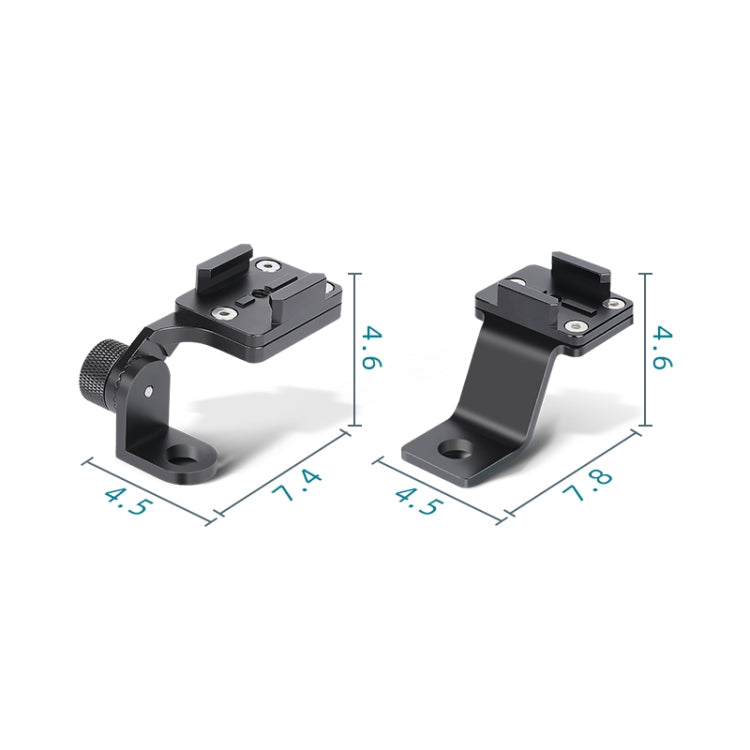 Support de téléphone en alliage pour guidon de moto RUIGPRO, compatible avec les caméras GoPro, Insta360 et DJI OSMO Sport.