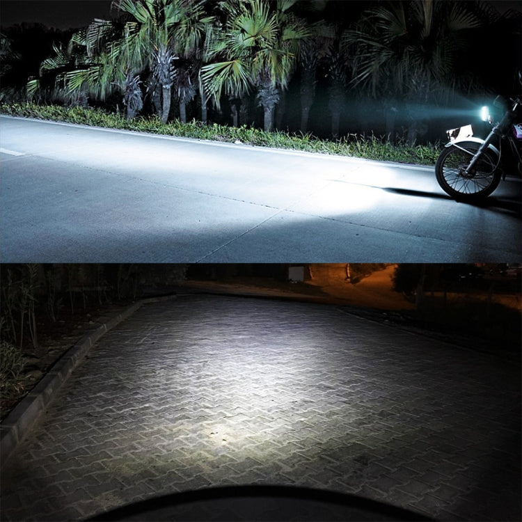PX15D DC12V / 7.4W Motorcycle LED Headlight with 24LEDs SMD-3030 Lamp Beads, PX15D Style 2 (White Light), PX15D Style 2 (Yellow + White)