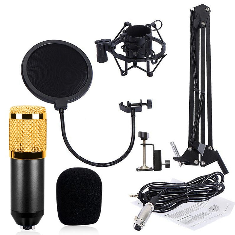 Ensemble microphone BM-800 avec suspension antivibrations en métal haut de gamme pour réseau K-Song, kit BM800 noir, kit BM800 rose, kit BM800 bleu, kit BM800 blanc