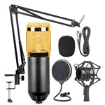 Ensemble microphone BM-800 avec suspension antivibrations en métal haut de gamme pour réseau K-Song, kit BM800 noir, kit BM800 rose, kit BM800 bleu, kit BM800 blanc