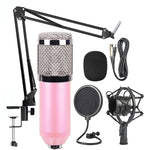 Ensemble microphone BM-800 avec suspension antivibrations en métal haut de gamme pour réseau K-Song, kit BM800 noir, kit BM800 rose, kit BM800 bleu, kit BM800 blanc