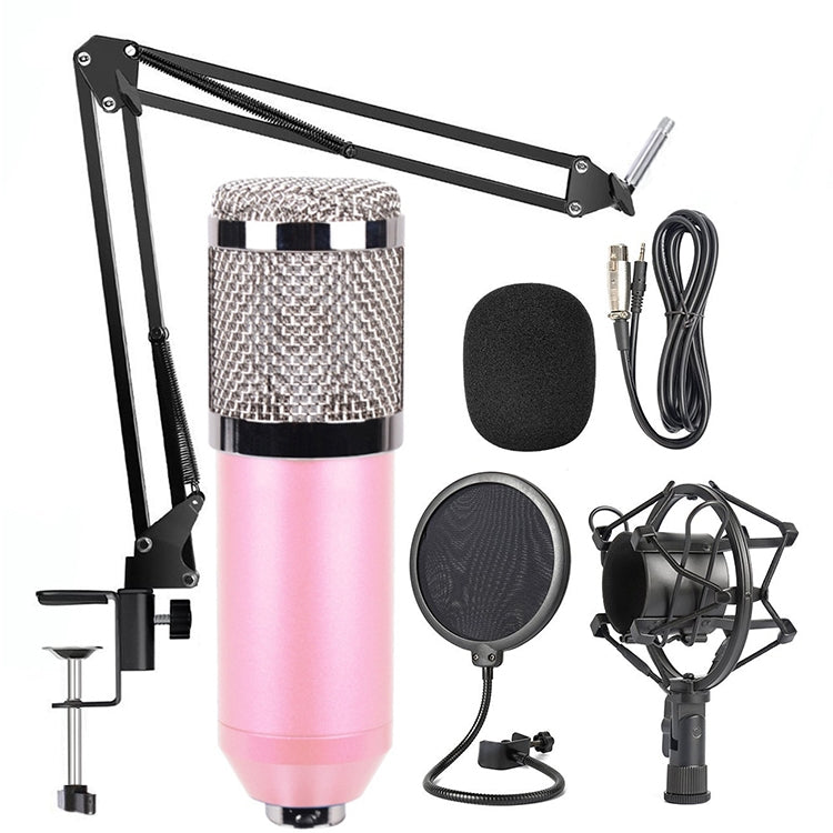 Ensemble microphone BM-800 avec suspension antivibrations en métal haut de gamme pour réseau K-Song, kit BM800 noir, kit BM800 rose, kit BM800 bleu, kit BM800 blanc