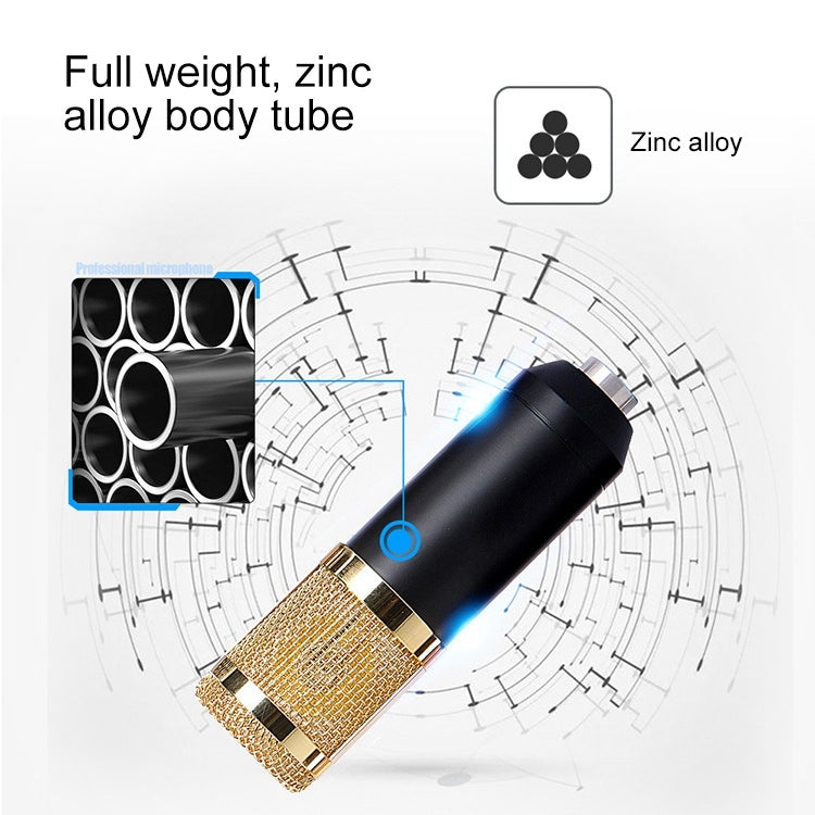 Ensemble microphone BM-800 avec suspension antivibrations en métal haut de gamme pour réseau K-Song, kit BM800 noir, kit BM800 rose, kit BM800 bleu, kit BM800 blanc