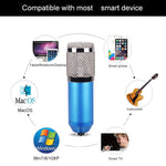 Ensemble microphone BM-800 avec suspension antivibrations en métal haut de gamme pour réseau K-Song, kit BM800 noir, kit BM800 rose, kit BM800 bleu, kit BM800 blanc