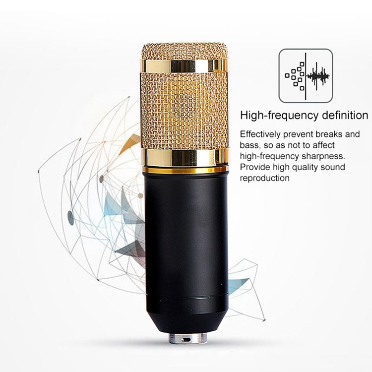 Ensemble microphone BM-800 avec suspension antivibrations en métal haut de gamme pour réseau K-Song, kit BM800 noir, kit BM800 rose, kit BM800 bleu, kit BM800 blanc