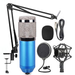 Ensemble microphone BM-800 avec suspension antivibrations en métal haut de gamme pour réseau K-Song, kit BM800 noir, kit BM800 rose, kit BM800 bleu, kit BM800 blanc