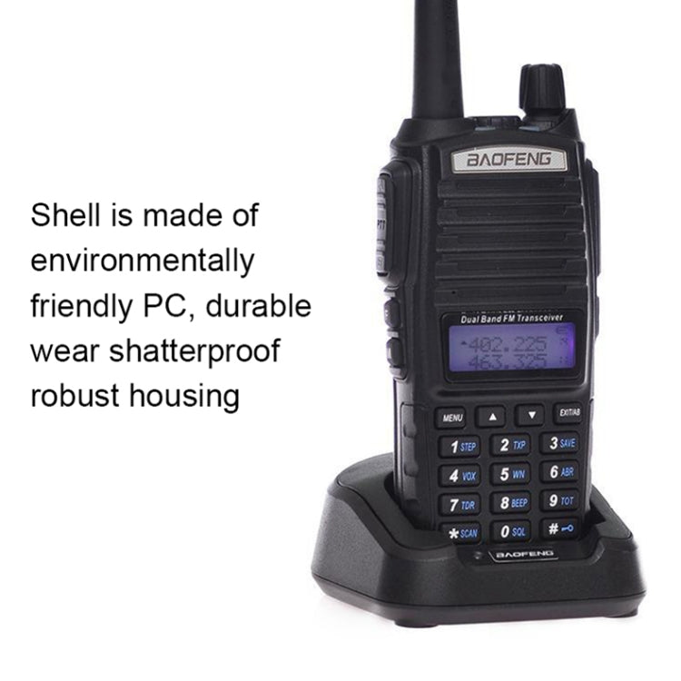 BaoFeng UV-82 Radio Bidirectionnelle Portable Double Bande 5W FM VHF UHF Talkie-Walkie, UV-82
