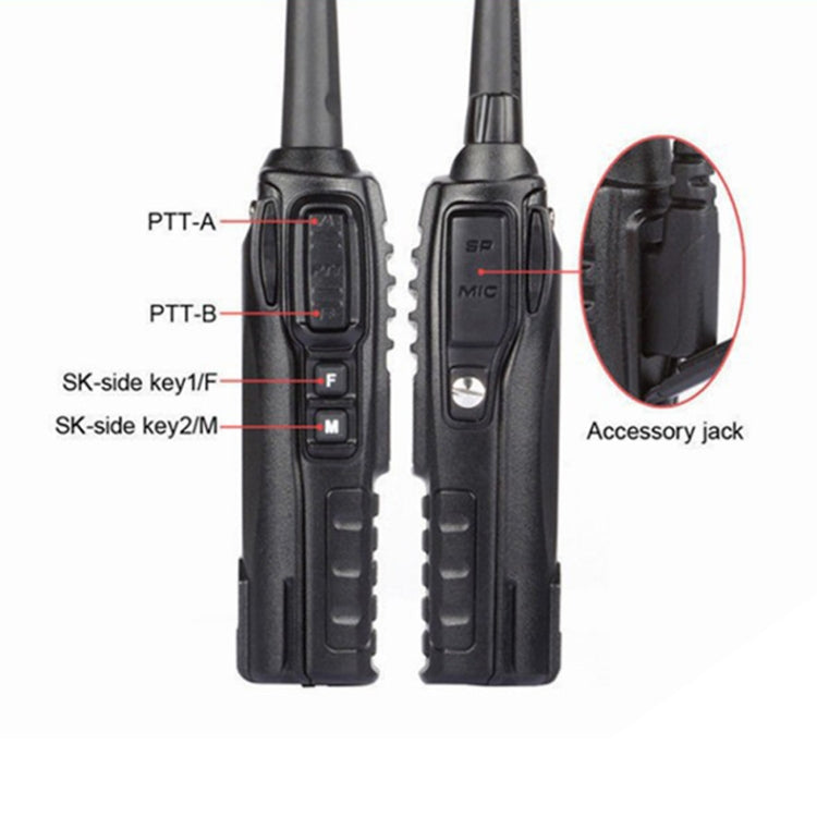 BaoFeng UV-82 Radio Bidirectionnelle Portable Double Bande 5W FM VHF UHF Talkie-Walkie, UV-82