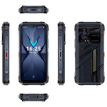 Téléphone robuste HOTWAV Hyper 7, 8 Go + 256 Go, batterie 10 800 mAh, écran 6,6 pouces, Android 14, processeur MediaTek Dimensity 7050 5G, compatible 5G, OTG et NFC.