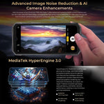 Téléphone robuste HOTWAV Hyper 7, 8 Go + 256 Go, batterie 10 800 mAh, écran 6,6 pouces, Android 14, processeur MediaTek Dimensity 7050 5G, compatible 5G, OTG et NFC.