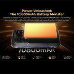 Téléphone robuste HOTWAV Hyper 7, 8 Go + 256 Go, batterie 10 800 mAh, écran 6,6 pouces, Android 14, processeur MediaTek Dimensity 7050 5G, compatible 5G, OTG et NFC.