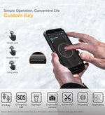 Étanchéité IP68/IP69K, Résistance aux Chocs et à la Poussière, Identification Faciale, Batterie 4000mAh, Écran 5,0 pouces, Android 9.0, MTK6580A/W Quad Core jusqu'à 1,3 GHz, Réseau : 3G, Armor X6 2 Go+16 Go