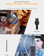 Étanchéité IP68/IP69K, Résistance aux Chocs et à la Poussière, Identification Faciale, Batterie 4000mAh, Écran 5,0 pouces, Android 9.0, MTK6580A/W Quad Core jusqu'à 1,3 GHz, Réseau : 3G, Armor X6 2 Go+16 Go