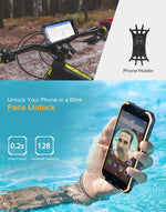Étanchéité IP68/IP69K, Résistance aux Chocs et à la Poussière, Identification Faciale, Batterie 4000mAh, Écran 5,0 pouces, Android 9.0, MTK6580A/W Quad Core jusqu'à 1,3 GHz, Réseau : 3G, Armor X6 2 Go+16 Go