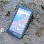 Étanchéité IP68/IP69K, Résistance aux Chocs et à la Poussière, Identification Faciale, Batterie 4000mAh, Écran 5,0 pouces, Android 9.0, MTK6580A/W Quad Core jusqu'à 1,3 GHz, Réseau : 3G, Armor X6 2 Go+16 Go