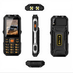 Étanche, antichoc, antipoussière, batterie 16800mAh, 2,4 pouces, 21 touches, Bluetooth, lampe de poche LED, FM, SOS, double SIM, réseau : 2G, Q8 2G