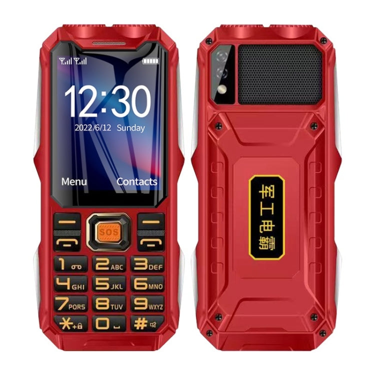 Étanche, antichoc, antipoussière, batterie 16800mAh, 2,4 pouces, 21 touches, Bluetooth, lampe de poche LED, FM, SOS, double SIM, réseau : 2G, Q8 2G