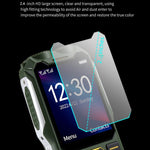 Étanche, antichoc, antipoussière, batterie 16800mAh, 2,4 pouces, 21 touches, Bluetooth, lampe de poche LED, FM, SOS, double SIM, réseau : 2G, Q8 2G