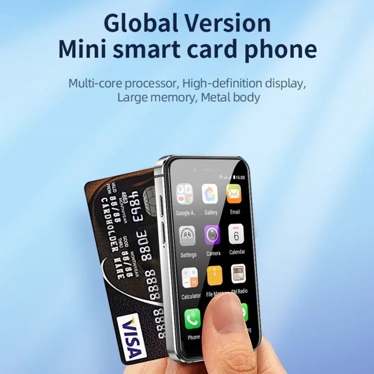 Smartphone Android 8.1 de 3 pouces, processeur quadricœur MTK6580 cadencé à 1,3 GHz, compatible 3G, double SIM, version internationale avec Google Play.