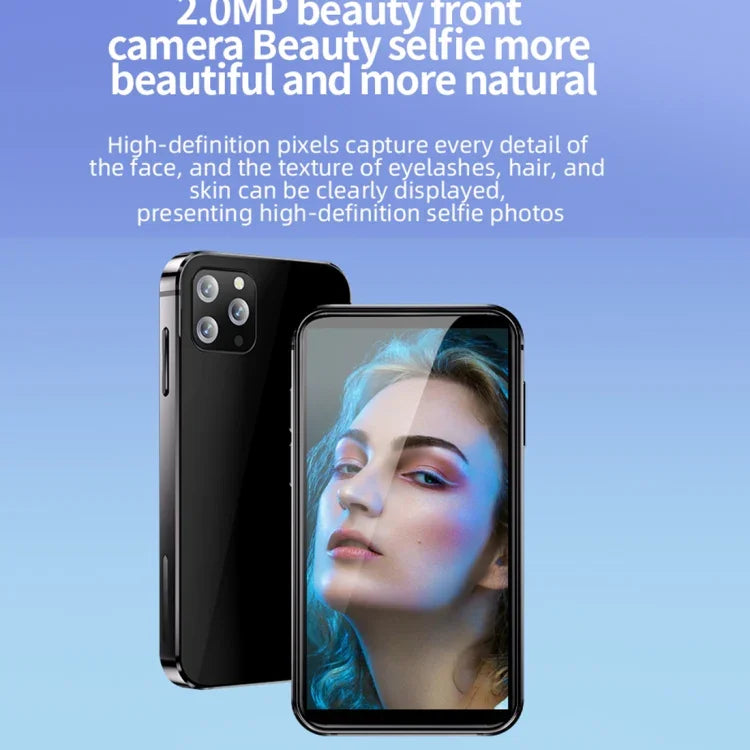 Smartphone Android 8.1 de 3 pouces, processeur quadricœur MTK6580 cadencé à 1,3 GHz, compatible 3G, double SIM, version internationale avec Google Play.
