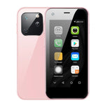 Écran 2,5 pouces, processeur quadricœur MTK6580 jusqu'à 1,3 GHz, Bluetooth, Wi-Fi, radio FM, réseau 3G, double SIM, XS13