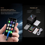 SOYES XS12 Pro, 4 Go + 64 Go, écran 3 pouces, Android 10.0, processeur octa-core MTK6750, Bluetooth, Wi-Fi, radio FM, OTG, réseau 4G, double SIM, compatible Google Play, 4 Go + 64 Go